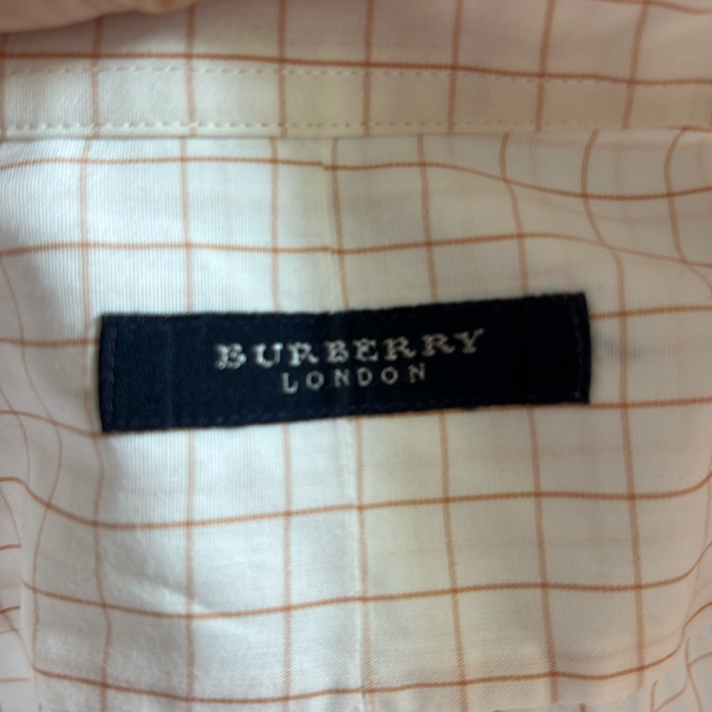 BURBERRY LONDIN long sleeve button down dress shirt. Size 18R. - Picture 2 of 9